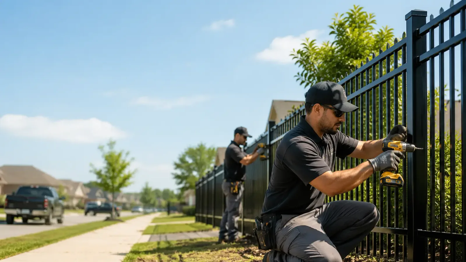 Metal Fence Installation in Oak Grove, LA